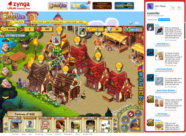Castleville auf Zynga.com